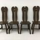 Set of 4 Belgian Brutalist Dining Chairs from De Puydt, 1970’s