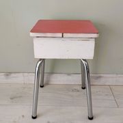 Vintage storage stool