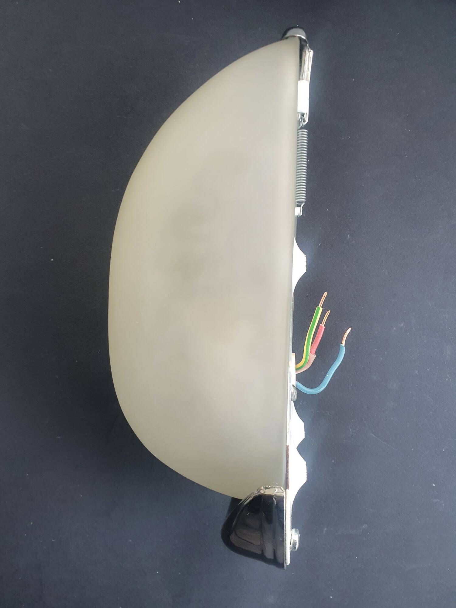 Vintage chrome wall light