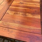 Extendable dining table in solid acacia 190cm