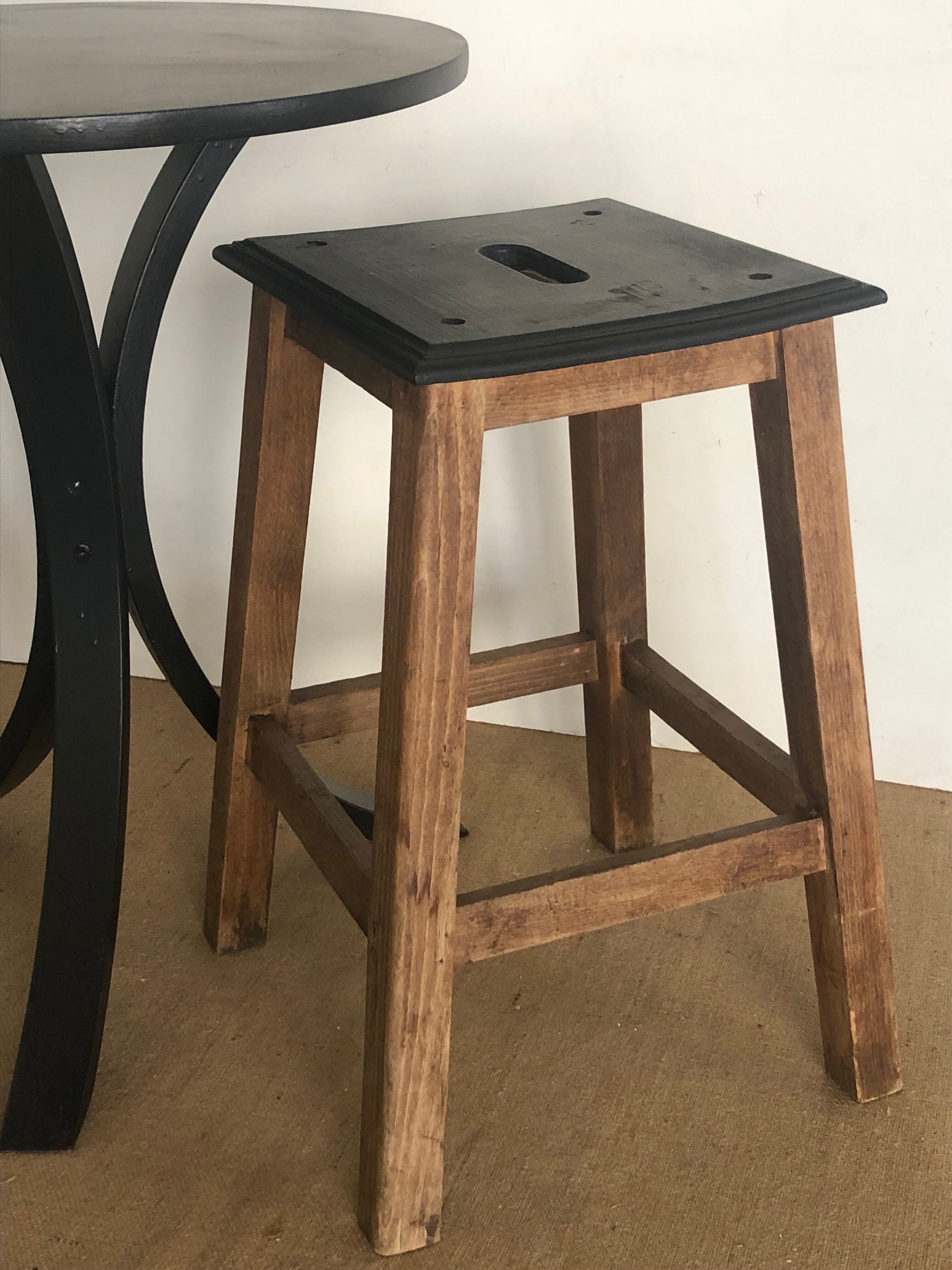 Old wooden stool