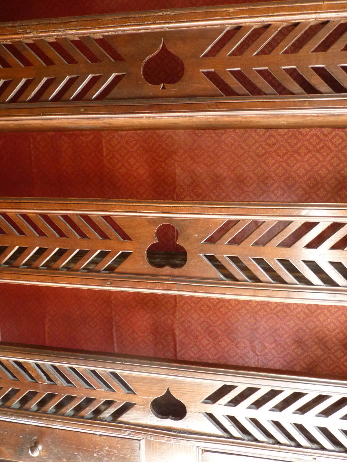 Drainer cupboard Brittany chestnut 19th century