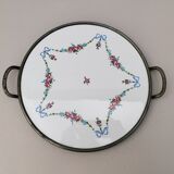 Vintage earthenware serving tray