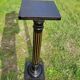 Napoleon III stand column in blackened wood and gold, mid-19th century