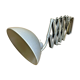 Beautiful accordion wall lamp 50,60', vintage lamp zigzag industrial design