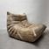 Amber beige Togo armchair by Michel Ducaroy for Ligne Roset.