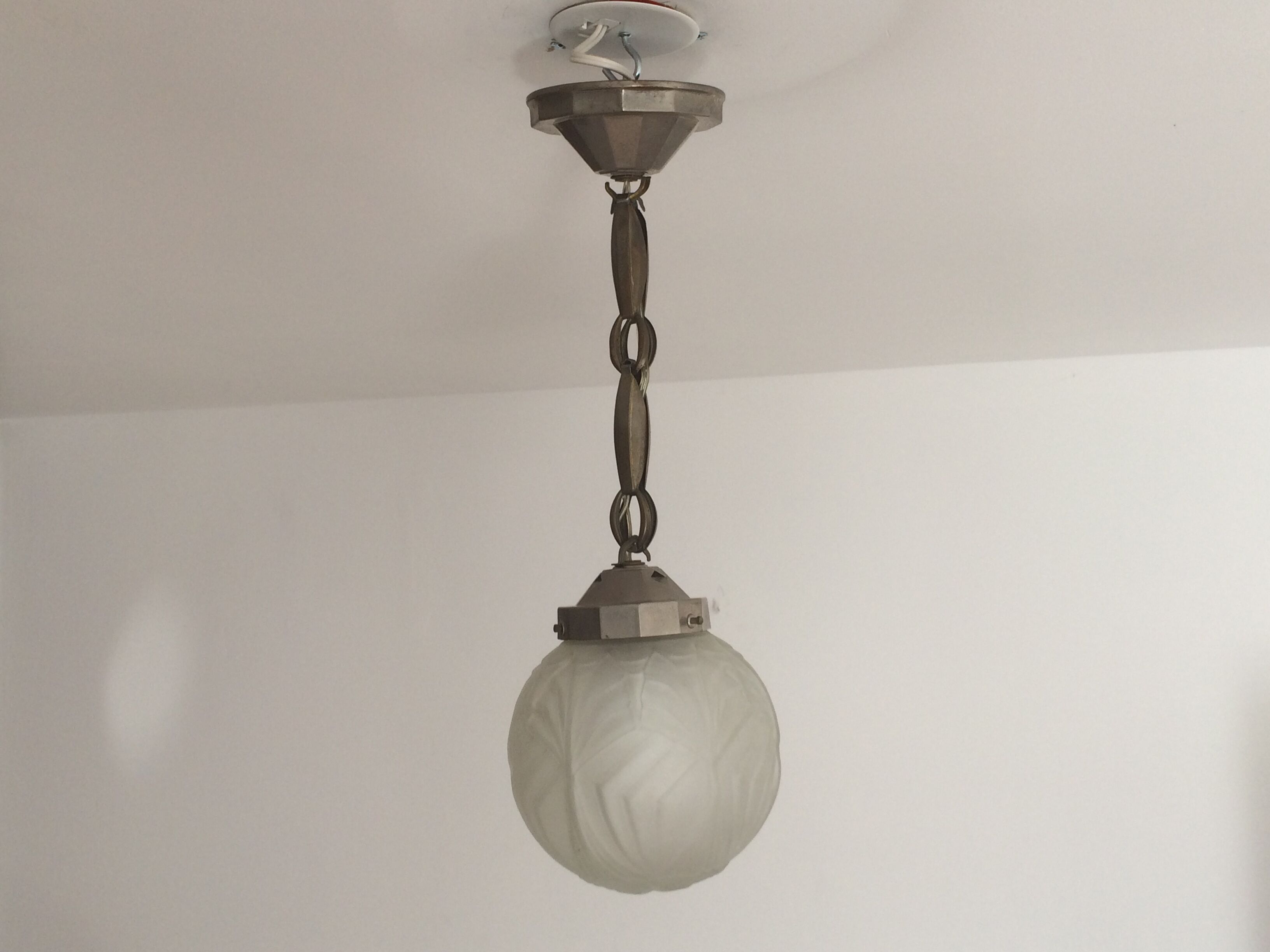 Art deco hanging lamp