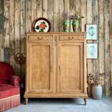 Large antique high oak sideboard