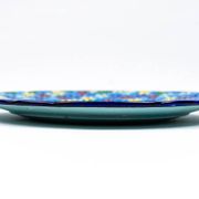 Longwy plate, early 20th century – Cloisonné enamels decorated with birds and flowers