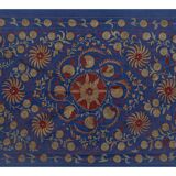 Hand knotted rug, vintage turkish rug 100x194 cm