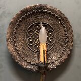 Wrought Iron Wall Sconces, Italy, 1970s - Set of 2