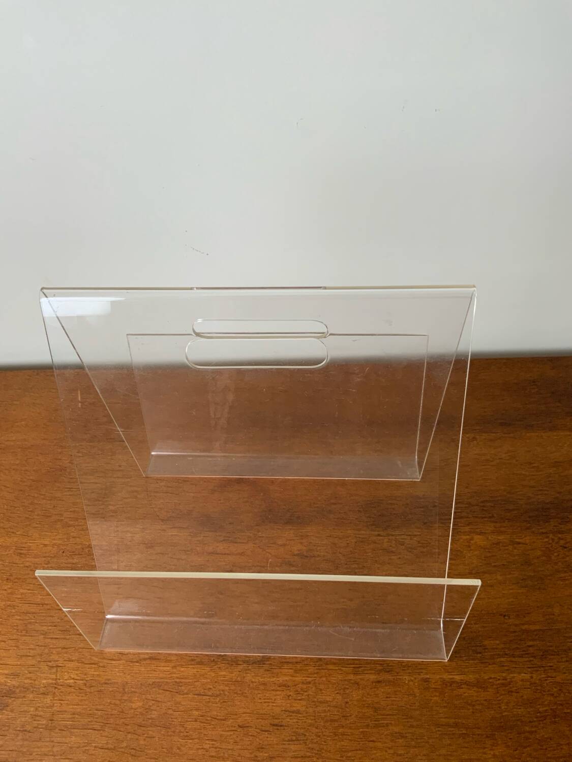 Vintage 70s newspaper rack