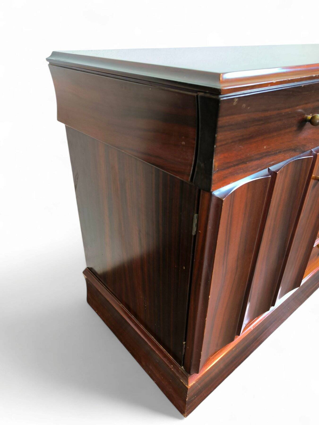 Luciano Frigerio Credenza "Tartaro" in Padouk