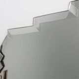 Art Deco Wall Mirror with Emiel Matthijssens Label, Belgium ca. 1920