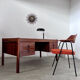 Old Danish Scandinavian desk in rosewood veneer designed by Christian Linneberg