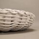 Vintage 1990s ceramic fruit basket by Man. Castellan, Italy.