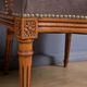 Pair of stained beech armchairs, Louis XVI style – 1950