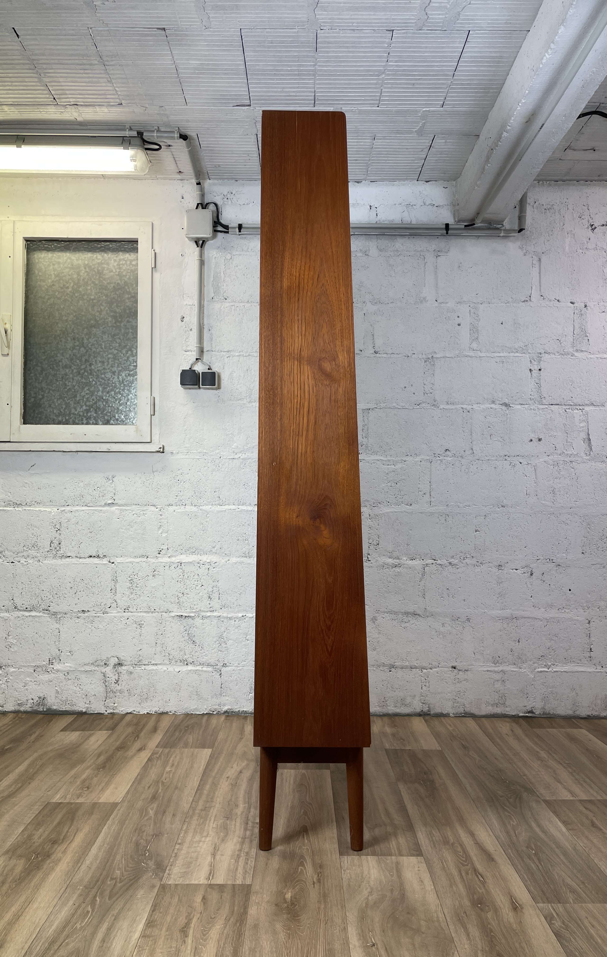 Vintage Scandinavian teak bookcase by Johannes Sorth for Nexø Møbelfabrik, 60s