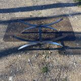 1970 chrome design coffee table