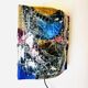 Glass Fused Wall Lamp By Glass Studio Van Tetterode, The Netherlands 1950S