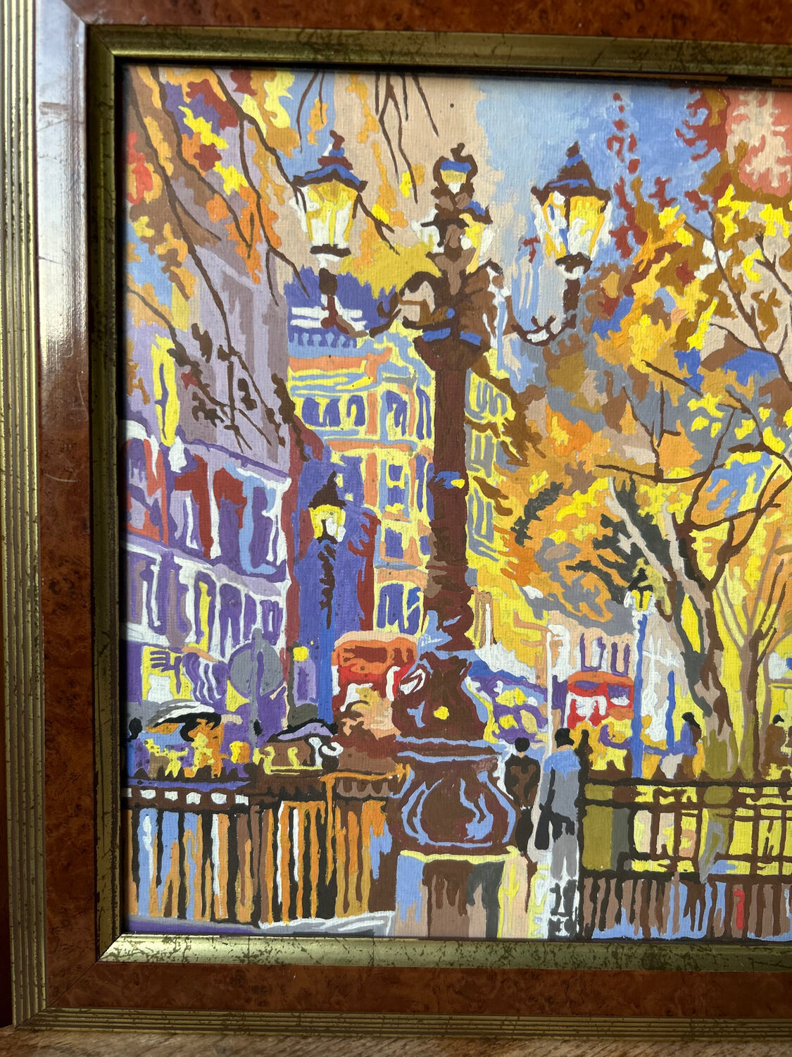 Vintage painting of Paris's grand avenues.