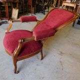 Armchair voltaire relax in cremaillere