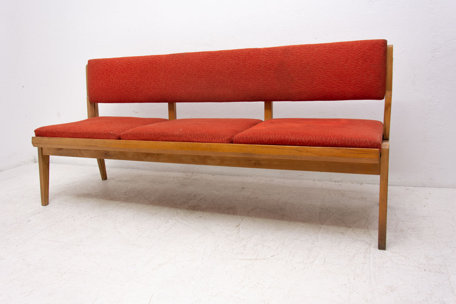 Canapé-banc pliant du milieu du siècle années 1960 Tchécoslovaquie