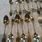 Cutlery housewife 12 people Boulenger Louis XVI