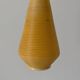 Suspended lamp with yellow Rotaflex shade by Yasha Heifetz, 1960s, Germany