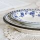 3 oval serving dishes - Dresden porcelain - Floral pattern