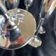 Lot 6 Coupes metal argenté
