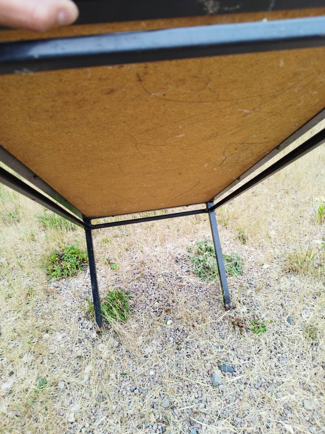 Ceramic iron coffee table ADRI Vallauris