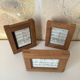 Set of 3 press frames or photo frames