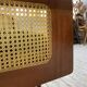 Roset SNA teak and cane bed, 1 person