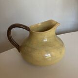 Pitcher vase glazed earth Etienne Noël Dieulefit 1950
