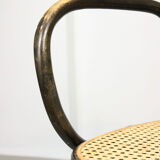 Vintage Bentwood Wide Seat and Arms Bistro Chair