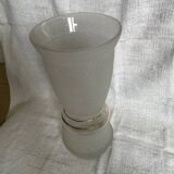 Granulated glass vase