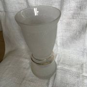 Granulated glass vase
