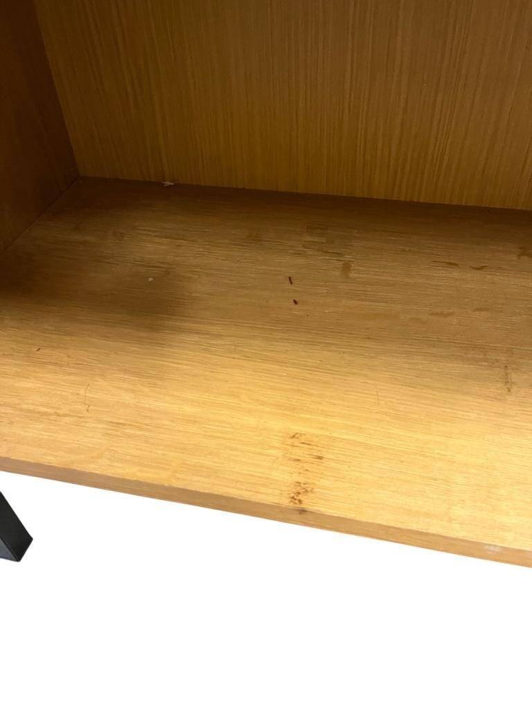 Vintage chest of drawers with steel legs