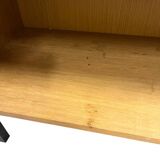 Vintage chest of drawers with steel legs