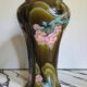 Art Nouveau vase in Barbotine