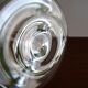 9 Baccarat crystal red wine glasses, Capri model, signed - 15 cm