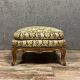 Louis XV style pouf or ottoman in cherry wood
