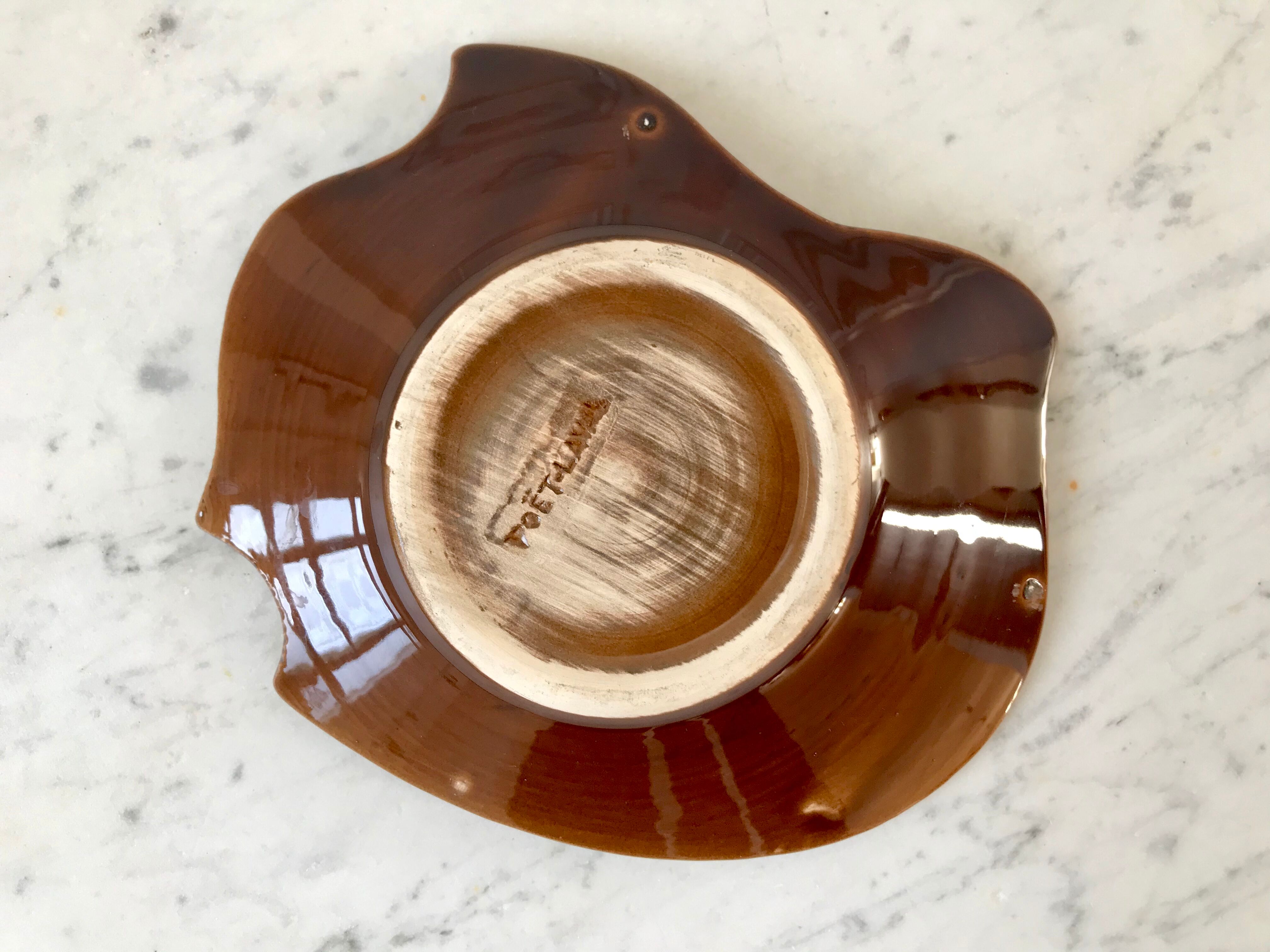 Empty pocket ceramic poët laval 70s