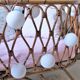 Vintage rattan cradle