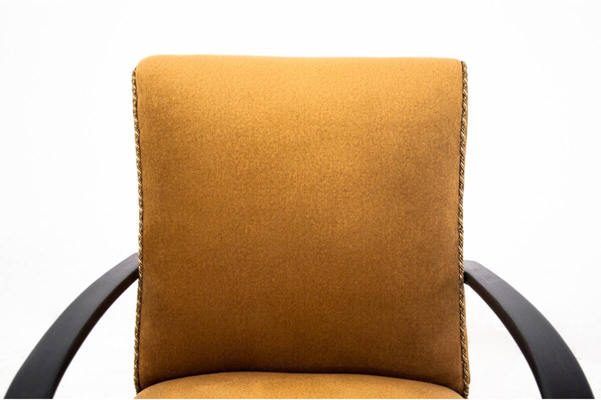 Paire de fauteuils Art Déco, design J. Halabala, République tchèque, années 1930