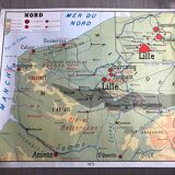 North/East school map poster