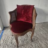 Louis XV caned office chair, 19th century