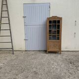 Art deco glass-glazed parisian wardrobe