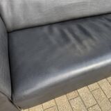 De Sede Ds47 3-seater in buffalo leather NECK 5 mm black leather